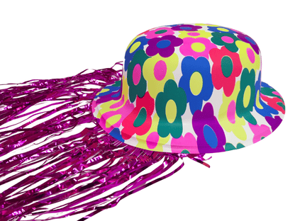 GORRO FIESTA Nº14 C/PELO FUXIA
