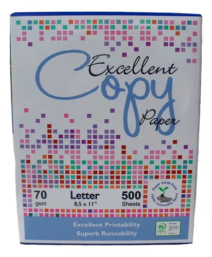 RESMA FOTOCOPIA CARTA 500 HOJAS