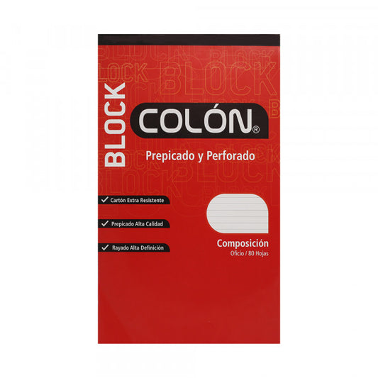 BLOCK OFICIO PREPICADO COMPOSICION COLON