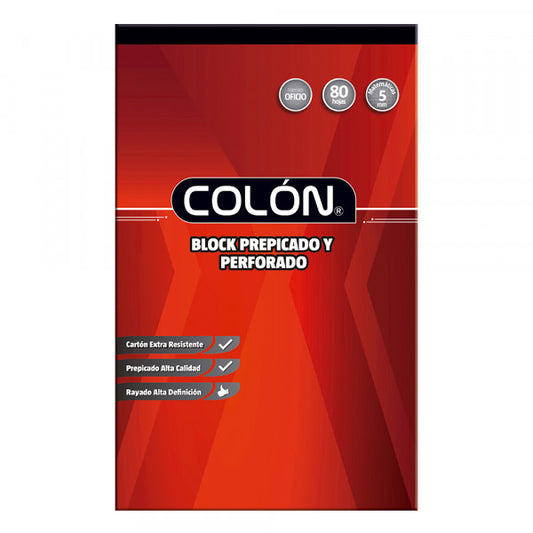 BLOCK COLON OFICIO 5 MM