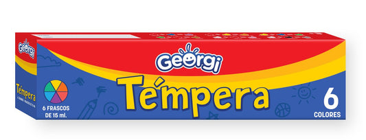 TEMPERA 6 COLORES GEORGI