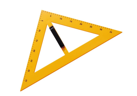 ESCUADRA PLASTICA 45° 40CM NEOLITE