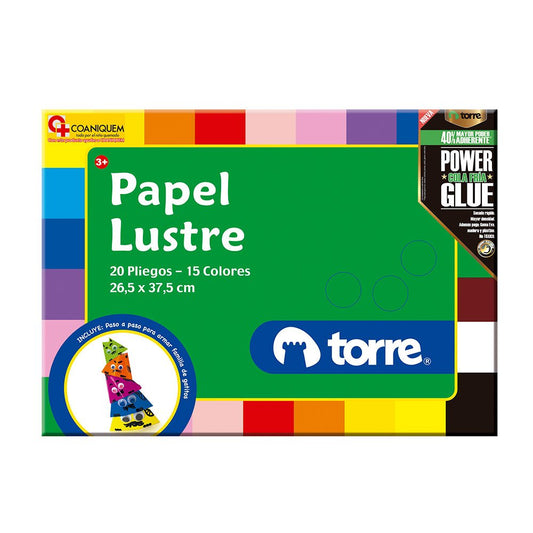 BLOCK PAPEL LUSTRE IMAGIA TORRE