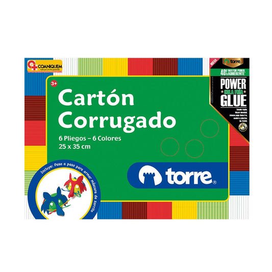 BLOCK CARTON CORRUGADO TORRE