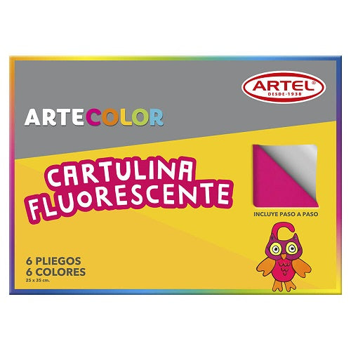 BLOCK CARTULINA FLUORESCENTE ARTEL