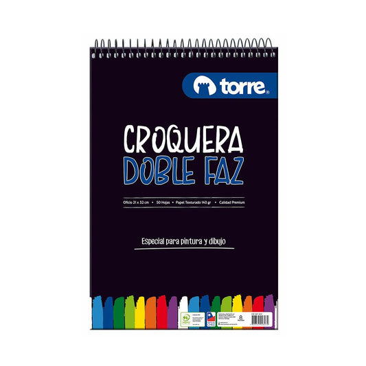 CROQUERA DOBLE FAZ OFICIO TORRE