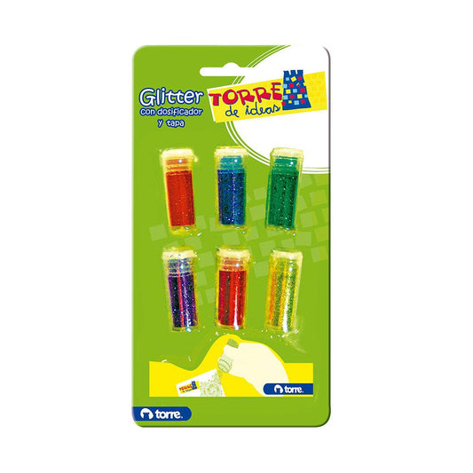 ESCARCHA TUBO SET 6 UNIDADES TORRE