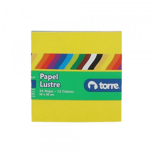 FAJO PAPEL LUSTRE 10 x 10 CM TORRE