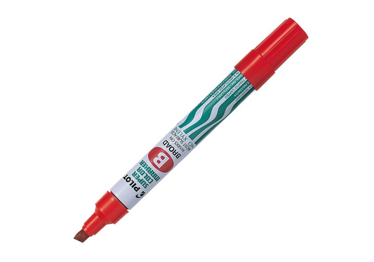 PLUMON PERMANENTE PTA BISEL ROJO PILOT