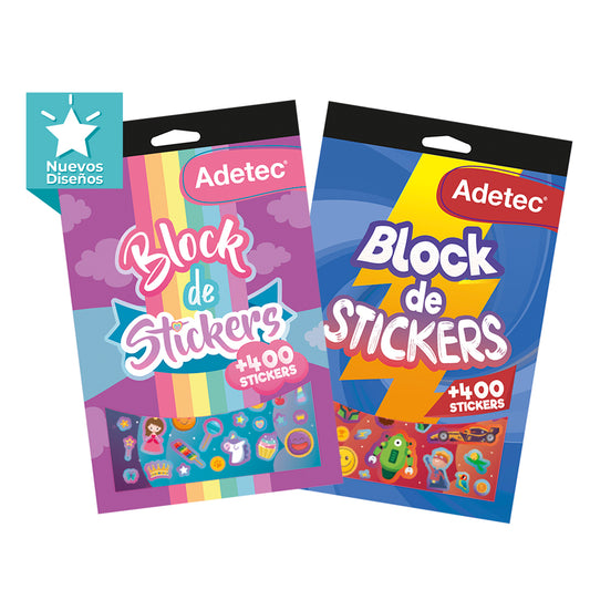 BLOCK DE STICKERS ADETEC