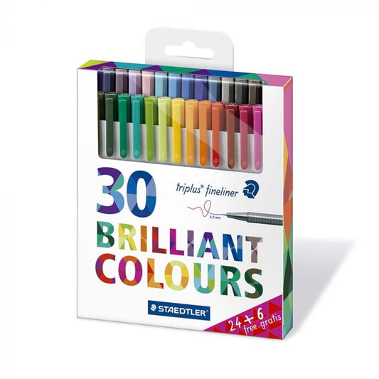 FINELINER 0.3 MM 24 COL+ 6 STAEDTLER