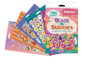 BLOCK DE STICKERS ADETEC