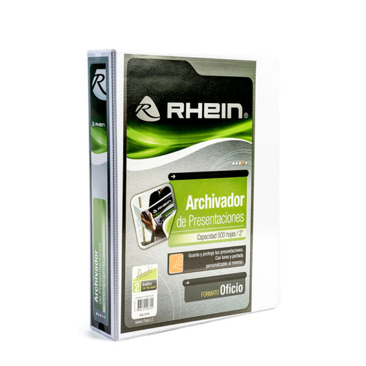 ARCHIVADOR VINIL CARTA 2 ANILLOS REHIN