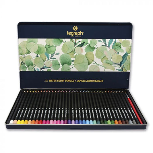 LAPICES ACUARELABLES 36 COLORES TEGRAPH