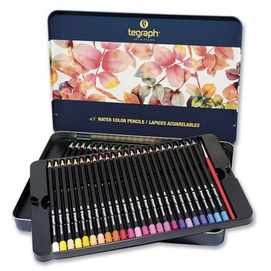 LAPICES ACUARELABLES 48 COLORES TEGRAPH