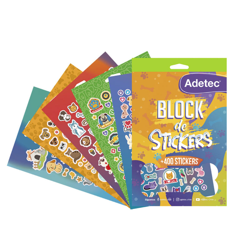 BLOCK DE STICKERS ADETEC