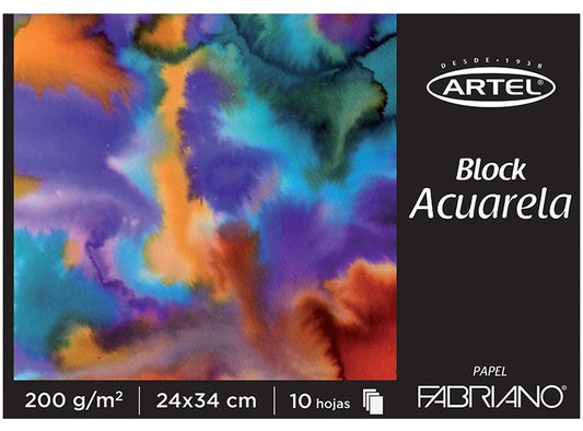 BLOCK ACUARELA 24 x 34 CM ARTEL
