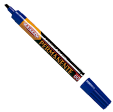 PLUMON PERMANENTE PUNTA BISELADA AZUL ARTEL