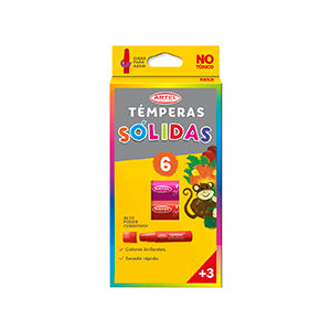 TEMPERA SOLIDA 6 COL