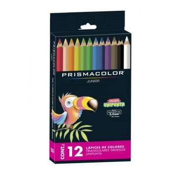 LAPICES 12 COLORES GRUESOS JUNIOR PRISMACOLOR