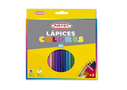 LAPICES 24 COLORES ARTEL